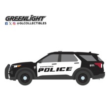 GL30553 - 1/64 2024 FORD POLICE INTERCEPTOR UTILITY - WHITESTOWN METROPOLITAN POLICE DEPARTMENT - HOBBY EXCLUSIVE