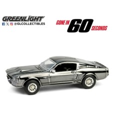 GL30558 - 1/64 GONE IN 60 SECONDS (2000) 1967 FORD MUSTANG ELEANOR SILVER CHROME EDITION - HOBBY EXCLUSIVE