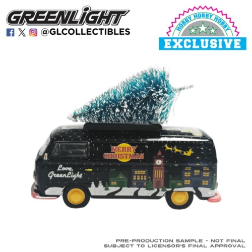 GL30564-A - 1/64 CHRISTMAS 2025 SERIES - LIMITED EDITION - VOLKSWAGEN TYPE 2 PANEL VAN WITH TREE ACCESSORY (HOBBY EXCLUSIVE)