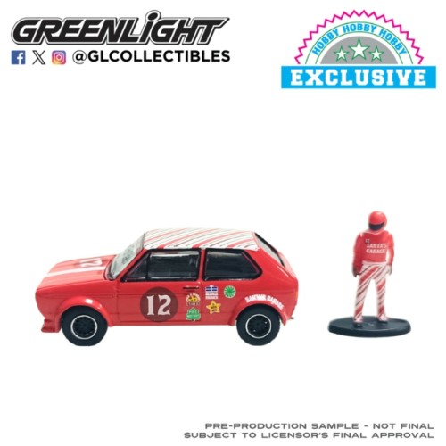 GL30564-C - 1/64 CHRISTMAS 2025 SERIES - LIMITED EDITION - MINI COOPER 1967 - WITH RACE CAR FIGURE (HOBBY EXCLUSIVE)
