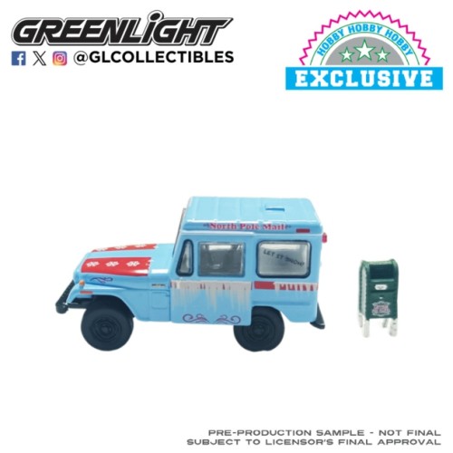 GL30564-D - 1/64 CHRISTMAS 2025 SERIES - LIMITED EDITION - JEEP DJ-5 1974 - U.S MAIL TRUCK WITH MAILBOX ACCESSORY (HOBBY EXCLUSIVE)