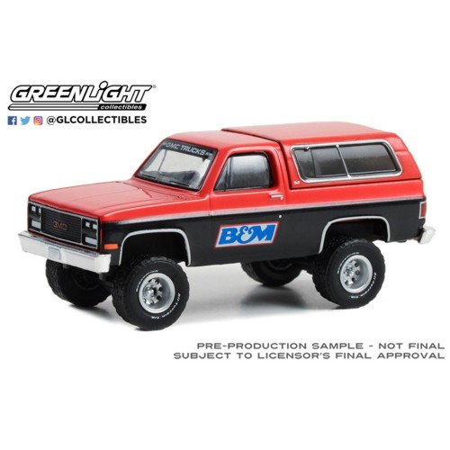GL35260-D - 1/64 BLUE COLLAR COLLECTION SERIES 12 1991 GMC JIMMY SLE B AND M RACING