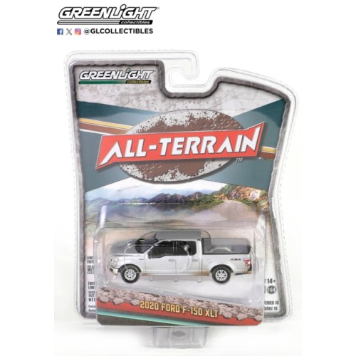 GL35270-F - 1/64 ALL TERRAIN SERIES 15 ASSORTMENT - 2020 F-150 SUPERCROW - ICONIC SILVER WITH MUD SPRAY SOLID PACK