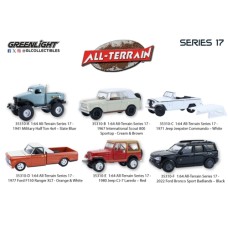 GL35310 - 1/64 ALL TERRAIN SERIES 17 - (6 CAR SET) 6 PCS ASSORTMENT