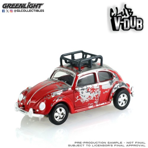 GL36130-A - 1/64 CLUB V DUB SERIES 22 - CLASSIC VOLKSWAGEN BEETLE - RUBY RED PATINA FINISH GL36130-A - 1/64 CLUB V DUB SERIES 22 - CLASSIC VOLKSWAGEN BEETLE - RUBY RED PATINA FINISH