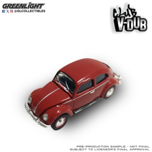 GL36130-F - 1/64 CLUB V DUB SERIES 22 - VOLKSWAGEN BEETLE 1953 - SPLIT REAR WINDOW - DARK RED GL36130-F - 1/64 CLUB V DUB SERIES 22 - VOLKSWAGEN BEETLE 1953 - SPLIT REAR WINDOW - DARK RED