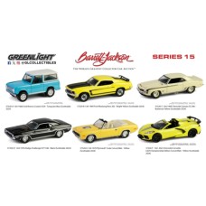 GL37320 - 1/64 BARRETT-JACKSON SERIES 15 (6-CAR SET) 6 PCS ASST