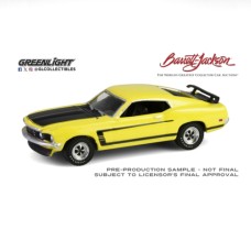 GL37320-B - 1/64 BARRETT-JACKSON SERIES 15 - 1969 FORD MUSTANG BOSS 302  - BRIGHT YELLOW - SCOTTSDALE 2024