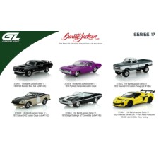 GL37340 - 1/64 BARRETT JACKSON SERIES 17 (6 CAR SET) 6 PCS ASST CTN