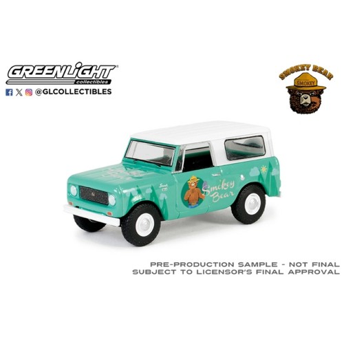 GL38060-B - 1/64 SMOKEY BEAR SERIES 3 - 1961 HARVESTER SCOUT 'REMEMBER, ONLY YOU CAN PREVENT FOREST FIRES!' SOLID PACK