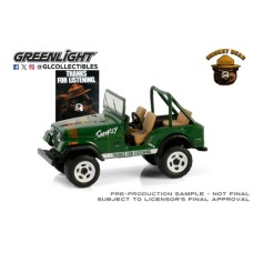 GL38070-C - 1/64 SMOKEY BEAR SERIES 4 - 1975 JEEP CJ-7 - THANKS FOR LISTENING