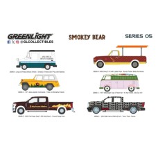 GL38090 - 1/64 SMOKEY BEAR SERIES 5 (6 CAR SET) 6 PIECE ASSORTMENT