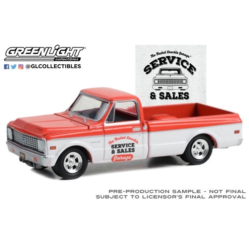 GL39120-F - 1/64 BUSTED KNUCKLE GARAGE SERIES 2 1972 CHEVROLET C-10 SHORTBED