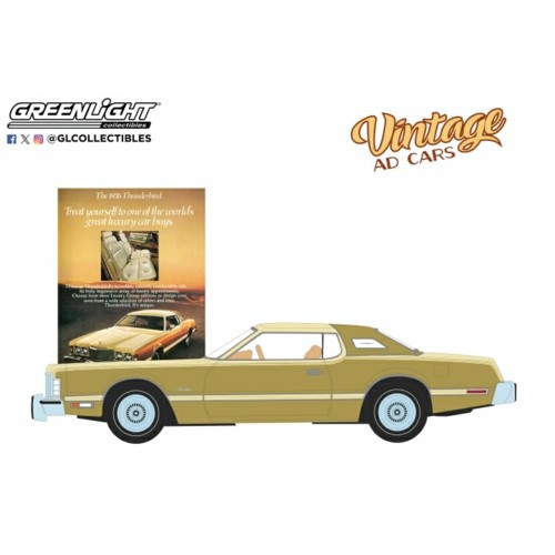 GL39150-E - 1/64 VINTAGE AD CARS SERIES 11 - 1976 FORD THUNDERBIRD TREAT YOURSELF TO ONE OF THE WORLDS GREAT LUXURY CAR BUYS