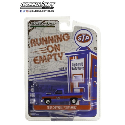 GL41130-C - 1/64 RUNNING ON EMPTY SERIES 13 - 1987 CHEVROLET SILVERADO WITH BLOWN ENGINE STP SOLID PACK