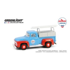 GL41175-B - 1/64 CHEVRON SPECIAL EDITION SERIES 1 - 1956 FORD F-100 WITH TOOL BOXES AND LADDERS