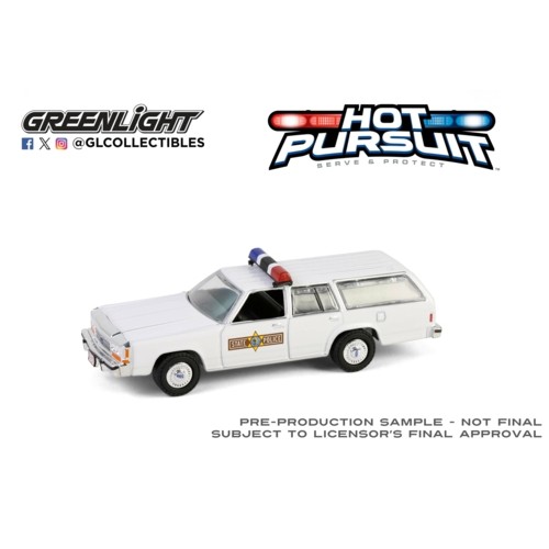 GL43040-C - 1/64 HOT PURSUIT SERIES 46 - 1988 FORD LTD CROWN VICTORIA WAGON - ILLINOIS STATE POLICE