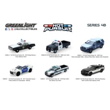 GL43060 - 1/64 HOT PURSUIT SERIES 48 (6 CAR SET) 6 PCS ASSORTMENT