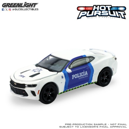 GL43060-D - 1/64 HOT PURSUIT SERIES 48 - CHEVROLET CAMARO 2017 - POLICIA ESTATAL GTO (GUANAJUATO - MEXICO)