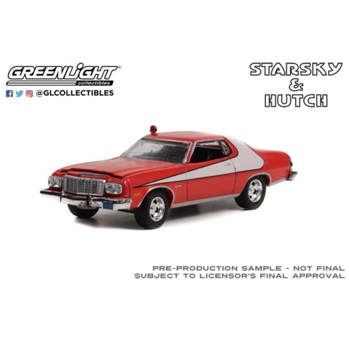 GL44955-F - 1/64 HOLLYWOOD SPECIAL EDITION - STARSKY AND HUTCH (1975-79 TV SERIES) SERIES 2 - 1976 FORD GRAN TORINO (CRASHED VERSION)