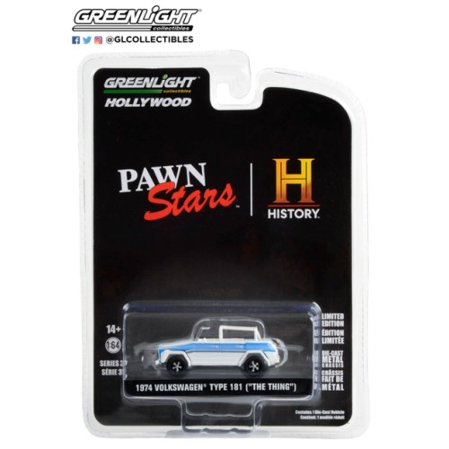 GL44970-C - 1/64 HOLLYWOOD SERIES 37 PAWN STARS (2009-CURRENT TV SERIES) 1974 VW THING (TYPE 181)