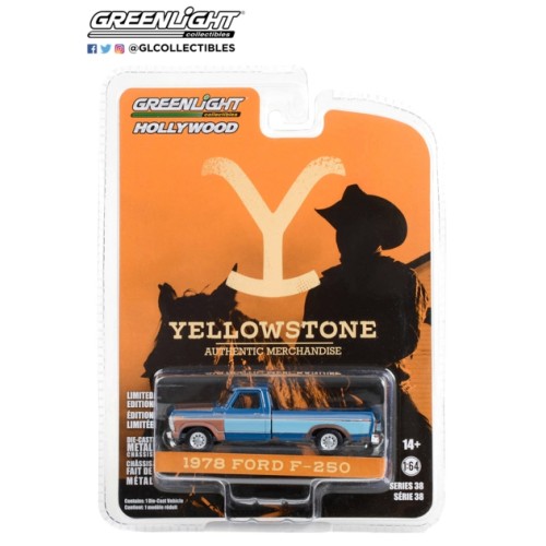 GL44980-E - 1/64 HOLLYWOOD SERIES 38 YELLOWSTONE (2018-CURRENT TV SERIES) 1978 FORD F-250