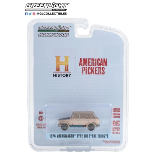 GL44990-D - 1/64 HOLLYWOOD SERIES 39 AMERICAN PICKERS (2010-CURRENT TV SERIES) 1974 VW THING (TYPE 181)