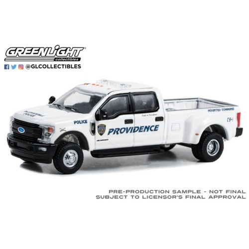 GL46120-E - 1/64 DUALLY DRIVERS SERIES 12 2018 FORD F-350 DUALLY PROVIDENCE POLICE DEPT MOUNTED UNIT