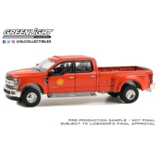 GL46130-E - 1/64 DUALLY DRIVERS SERIES 13 - 2019 FORD F-350 LARIAT DUALLY - SHELL OIL SOLID PACK