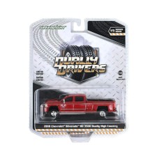 GL46150-D - 1/64 DUALLY DRIVERS SERIES 15 - 2018 CHEVROLET SILVERADO 3500 HD DUALLY HIGH COUNTRY CAJUN RED METALLIC