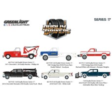 GL46170 - 1/64 DUALLY DRIVERS SERIES 17 -  (6 CAR SET) 6 PCS ASSORTMENT