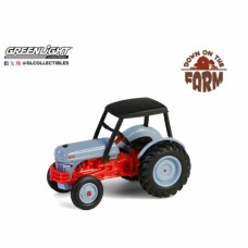 GL48100-A - 1/64 DOWN ON THE FARM SERIES 10 -1952 FORD 8N - RED AND GREY WITH CANOPY SOLID PACK
