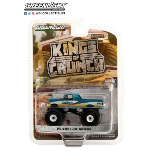 GL49110-F - 1/64 KINGS OF CRUNCH SERIES 11 WILDFOOT F-250 MONSTER TRUCK