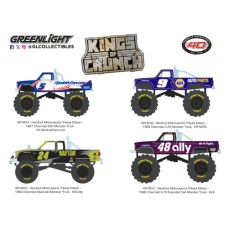 GL49180 - 1/64 KINGS OF CRUNCH  - HENDRICK MOTORSPORTS EDITION (6-CAR SET) 6PCS ASSORTMENT