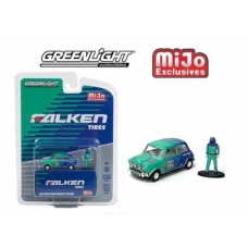 GL51454 - 1/64 1967 MORRIS COOPER S FALKEN TIRES LIVERY AND RACE FIGUR
