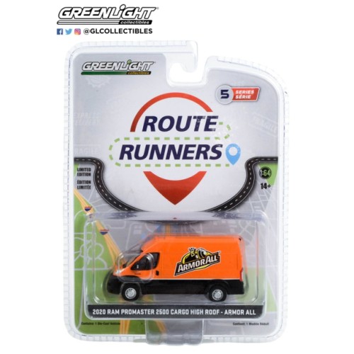GL53050-E - 1/64 ROUTE RUNNERS SERIES 5 2020 RAM PROMASTER 2500 CARGO HIGH ROOF ARMOR ALL
