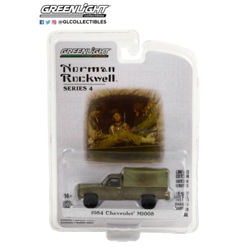 GL54060-F - 1/64 NORMAN ROCKWELL SERIES 4 - 1984 CHEVROLET M1008 WITH CARGO COVER
