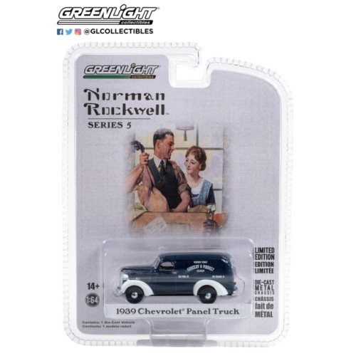 GL54080-A - 1/64 NORMAN ROCKWELL SERIES 5 - 1939 CHEVROLET PANEL TRUCK GORCERY AND MARKET DELIVERY