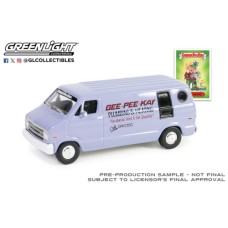 GL54100-D - 1/64 GARBAGE PAIL KIDS SERIES 6 - OVERKILL KEVIN - 1976 DODGE B-100 VAN SOLID PACK
