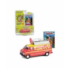 GL54110-D - 1/64 GARBAGE PAIL KIDS SERIES 7 - DISH GRACE - 1976 DODGE B-100 WITH ROOF MOUNTED SATELLITE DISH SOLID PACK