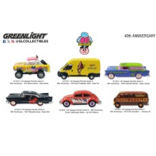 GL54130 - 1/64 GARBAGE PAIL KIDS SERIES 9 - 40TH ANNIVERSARY (6 CAR SET) 6 PCS ASST CTN