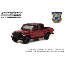 GL61020-F - 1/64 BATTALION 64 SERIES 2 - 2021 JEEP GLADIATOR WILLYS SNAZZBERRY
