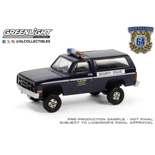 GL61040-F - 1/64 BATTALION 64 SERIES 4 - 1984 CHEVROLET M1009 CUCV 0 US AIR FORCE SECURITY POLICE