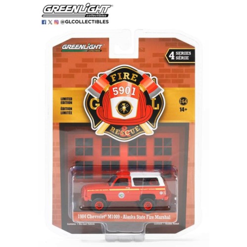 GL67050-D - 1/64 FIRE AND RESCUE SERIES 4 - 1984 CHEVROLET M1009 ALASKA STATE FIRE MARSHAL