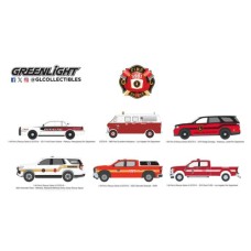 GL67070 - 1/64 FIRE AND RESCUE SERIES 4 - (6 CAR SET) 6 PCS ASSORTMENT