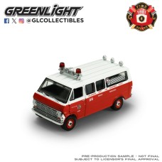 GL67070-B - 1/64 FIRE AND RESCUE SERIES 4 - FORD ECONOLINE AMBULANCE 1969 - LOS ANGELES FIRE DEPARTMENT