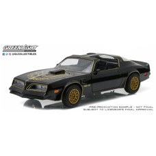 GL84036 - 1/24 1977 PONTIAC FIREBIRD TRANS AM STARLITE BLACK WITH GOLDEN EAGLE HOOD