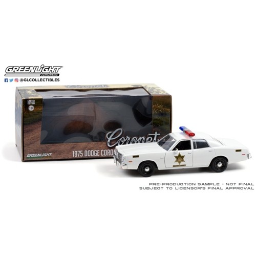 GL84104 - 1/24 1975 DODGE CORONET HAZZARD COUNTY SHERIFF