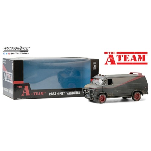 GL84112 - 1/24 THE A-TEAM (1983-87 TV SERIES) - 1983 GMC VANDURA (WEATHERED VERSION WITH BULLET HOLES)