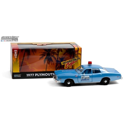 GL84122 - 1/24 1977 PLYMOUTH FURY DETROIT POLICE BEVERLY HILLS COP 1984